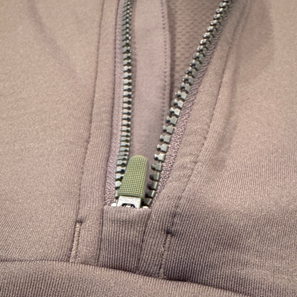 Forest Green Quarter-Zip Pullover Sweatshirt - image 4